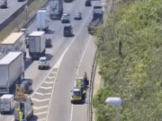 VÍDEO | Caos a l’AP-7 a Barberà del Vallès: accident en sentit Martorell i 2,5 km de cues