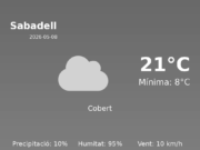 Predicció meteorològica: Sabadell, 8 de Maig de 2026