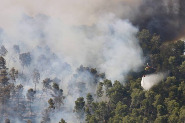 Incendi a Sentmenat. Foto: ACN